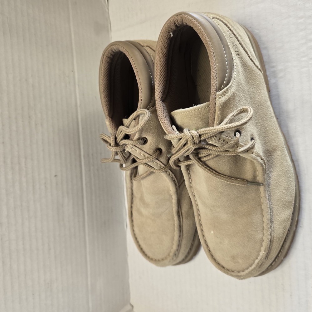 Brahma‎ Tan Slip-On Loafers with Suede Finish